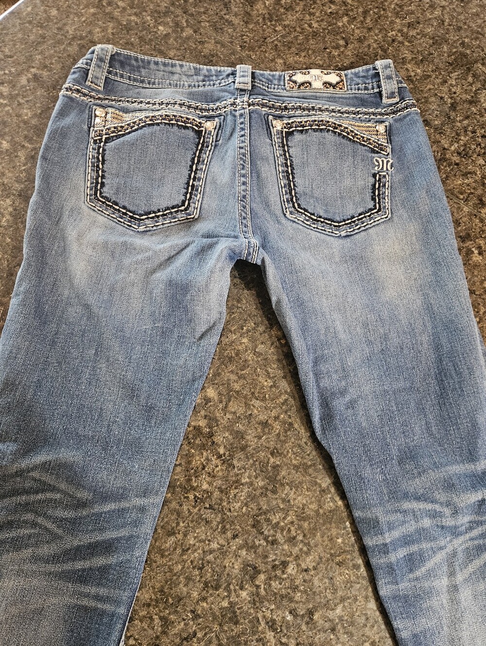 Miss Me Women's Blue Bootcut Jeans Size 31